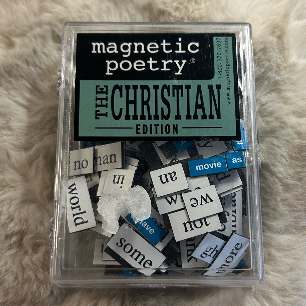 The Original Magnetic Poetry Kit Christian Edition